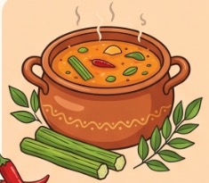 Arachuvitta Sambar in traditional earthen pot